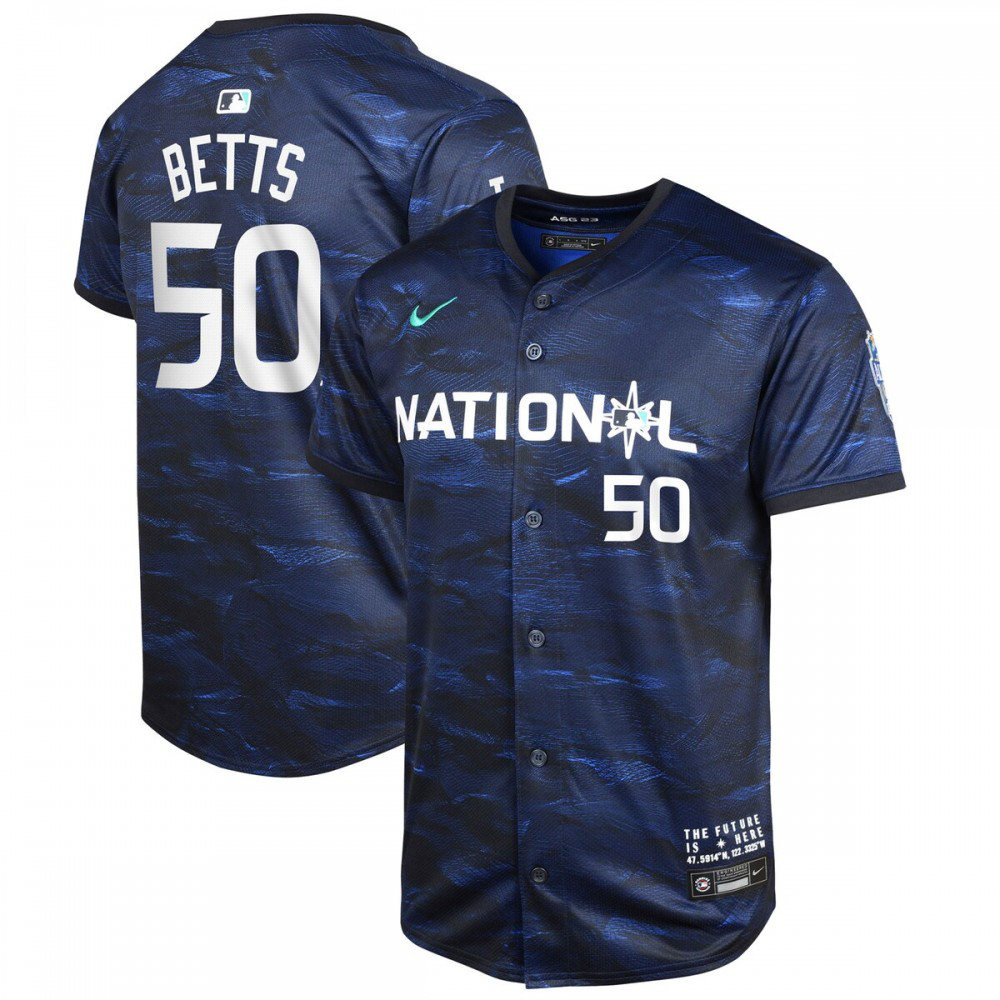 Mookie Betts National League Youth 2023 MLB All-Star Game Limited Player Jersey - Royal-Pro Kit Vault | Brand New 26/27 Sports Jerseys